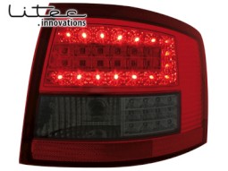 Farolins LITEC  de Led Audi A6 Avant _vermelho/black 12/97-01/05 4B