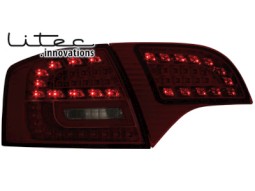 Farolins LITEC de Led Audi A4 Avant B7 04-08 _ vermelho/smoke