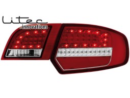 Farolins LITEC de Led Audi A3 Sportback 03-08 _ vermelho/crystal