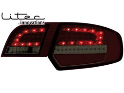 Farolins LITEC  de Led Audi A3 Sportback 03-08 _ vermelho/smoke