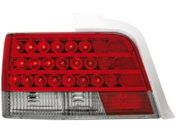 Farolins de Led BMW E36 Lim. 92-98 _ vermelho/crystal