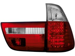 Farolins traseiros para BMW X5 00-02 _ LED _ vermelho/crystal