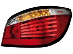 Farolins de Led BMW E60_04.03-03.07 _ vermelho/black