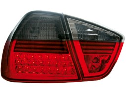 Farolins de Led BMW E90 _ 05+ _ vermelho/black