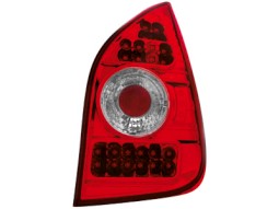 Farolins de Led Citroen C2 02-05 _ vermelho/crystal