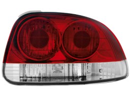 Farolins traseiros para Honda CRX del Sol 93-96 _ vermelho/crystal