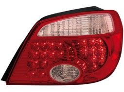 Farolins de Led Mitsubishi Outlander 05-06 _ vermelho/crystal