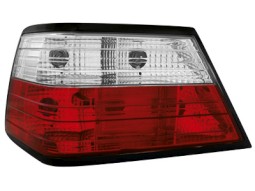 Farolins traseiros para  Mercedes Benz W124 84-93 _ E-Class _ vermelho/crystal