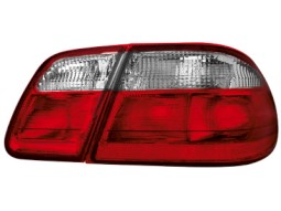 Farolins traseiros para Mercedes Benz E-Class W210 95-02 _ vermelho/crystal