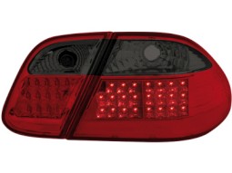 Farolins de Led Mercedes Benz CLK C208 06.97-06 _ vermelho/black