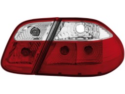 Farolins traseiros para Mercedes Benz CLK W208 06.97-02 _ vermelho/crystal