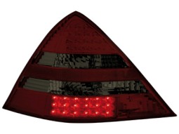 Farolins de Led Mercedes Benz SLK R170 96-04_vermelho/smoke