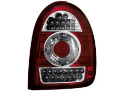 Farolins de Led Opel Corsa B 03.93-03.01 _ vermelho/crystal