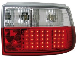 Farolins de Led Opel Astra F 91-97 _ vermelho/crystal