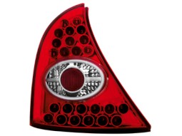 Farolins de Led Renault Clio II 98-01 _ vermelho/crystal