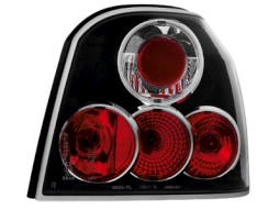 Farolins traseiros para clear glass Golf III 91-98 _ black