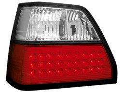 Farolins de Led VW Golf II 83-92 _ vermelho/crystal