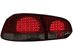 Farolins de Led VW Golf VI _ vermelho/smoke