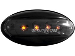 Farolins de pisca laterais led Peugeot 206 _ case black _ RS black