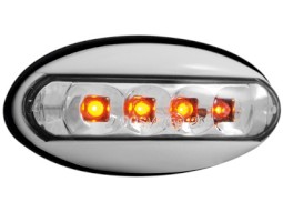 Farolins de pisca laterais led Peugeot 206 _ case branco _ RS clear