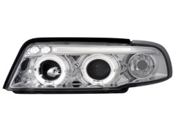 Faróis Angel Eyes AUDI A4 B5 95-98 2 aneis