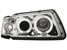 Faróis Angel Eyes  Audi A3 8L 9.96-00 2 aneis