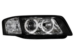 Faróis Angel eyes para Audi A6 01-03 _2 angel eyes_black