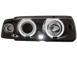 Faróis Angel eyes para BMW E36 Lim. 7.92-3.98 _2 angel eyes _ blackchrom