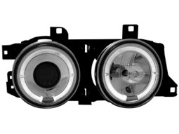 Faróis Angel eyes para BMW E34 5 Series 89-95 _2 angel eyes