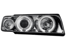 Faróis Angel eyes para BMW E38 7er 94-00 _2 angel eyes _ chrome
