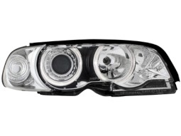 Faróis Angel eyes para BMW E46 2D 98-02 _2 angel eyes