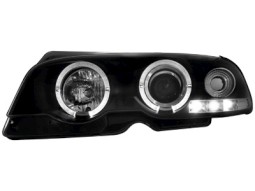 Faróis Angel eyes para BMW E46 2d 98-01 _2 angel eyes