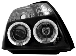 Faróis Angel eyes para Citroen C2 03+ _2 angel eyes_black