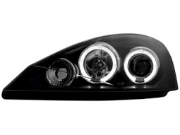 Faróis Angel eyes para Ford Focus 01-04 _2 angel eyes _ black