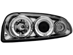 Faróis Angel eyes para Ford Fiesta MK4 96-98 JAS _2 angel eyes