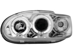 Faróis Angel eyes para Ford Escort MK6/7 _2 angel eyes