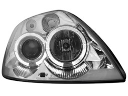 Faróis Angel eyes para Ford Fiesta 02-05 _2 angel eyes