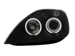 Faróis Angel eyes para Ford Fiesta 02-05 _2 angel eyes _ black