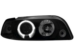 Faróis Angel eyes para Fiat Punto 93-99 _ 1 halo rim _ black