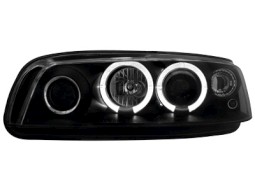 Faróis Angel eyes para Fiat Punto 99-03 _2 angel eyes _ black
