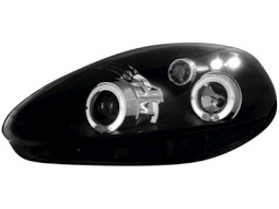 Faróis Angel eyes para Fiat G Punto 05-08 _2 angel eyes _ black