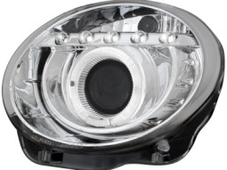 Faróis Angel eyes para Fiat 500 07+ _ 1 halo rim