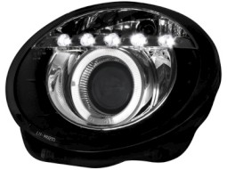 Faróis Angel eyes para Fiat 500 07+ _ 1 halo rim_black
