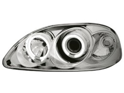 Faróis Angel eyes para Honda Civic 99-00 _2 angel eyes