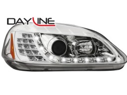 Faróis Angel eyes para Honda Civic 99-02 2+5d _2 angel eyes_chrome