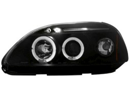 Faróis Angel eyes para Honda Civic 96-98 2+5d _2 angel eyes _ black