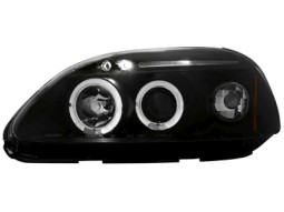 Faróis Angel eyes para   Honda Civic 96-98 2+5d _2 angel eyes _ black