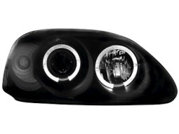 Faróis Angel eyes para Honda Civic 96-98 2+5d _2 angel eyes _ black