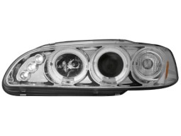 Faróis Angel eyes para Honda Civic 2/3T 92-95 _ 2 Standlichtr._ chrome