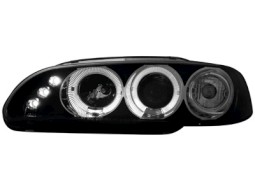 Faróis Angel eyes para   Honda Civic 2/3T 92-95 _ 2 Standlichtr._ black